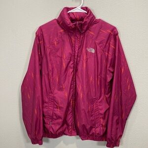 The North Face‎ hot pink wind breaker jacket